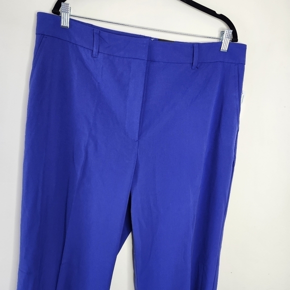 NWT REITMANS Cobalt Blue Straight Leg High Rise Trousers - Picture 3 of 7